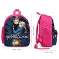 thumbnail image 4 of Howls Moving Castle Backpacks Lightweight Casual Bookbags Travel Daypack Bookbags, 4 of 6