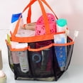 thumbnail image 2 of tredstone Shower Bath for Caddy Mesh Pockets Portable Tote Organizer Storage Pouch Bag orange 1Set, 2 of 6