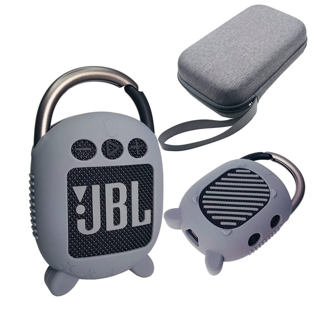 Funda de transporte y funda de silicona para altavoz JBL Clip 4