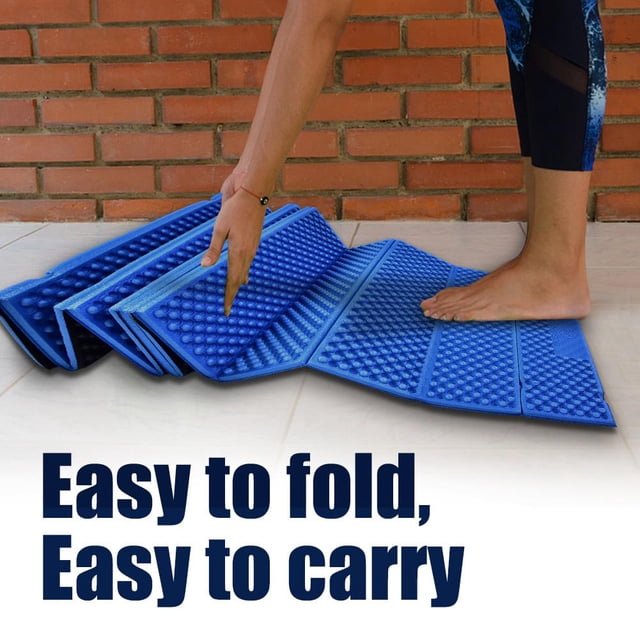 WALFRONT Folding Foam Mat, Waterproof Mattress,Outdoor Foam Camping Mat Folding Beach Tent Sleeping Pad Waterproof Mattress