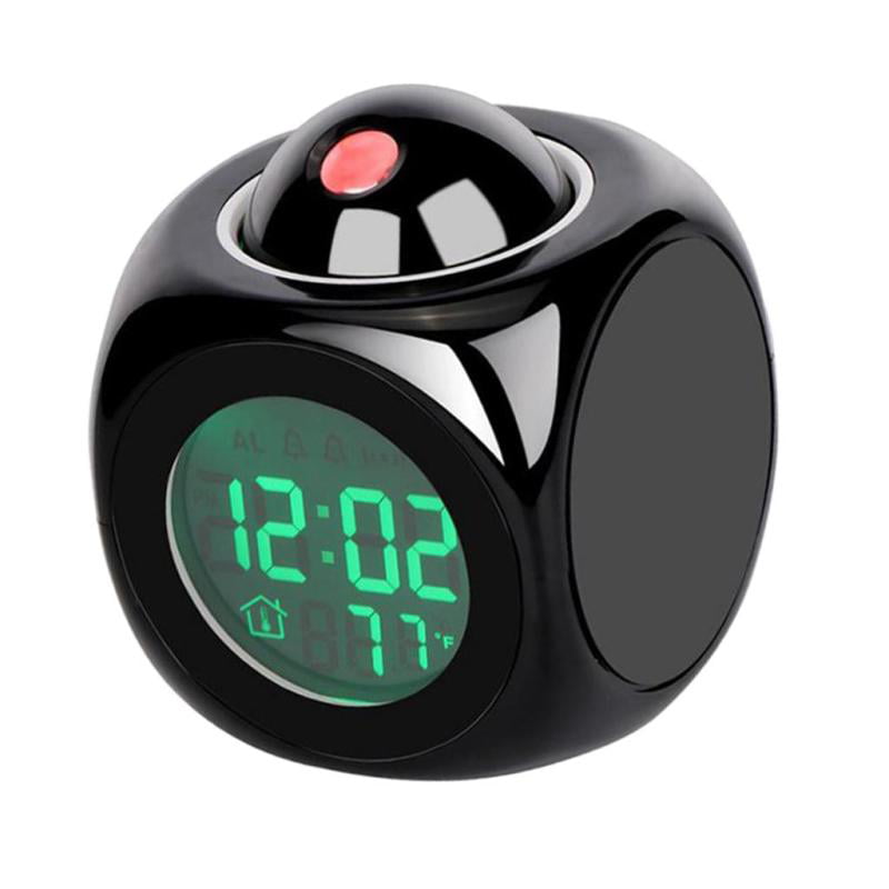 Details about   Digital Projection Alarm Clock With LCD Display Voice Talking LED Projector! US 