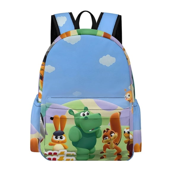 Tiny Bunch Baby TV-theme Backpack, Campus style schoolbag Bookbag with Adjustable Shoulder Straps And Large Zip Compartment, Unisex Travel Bags.42x30x15cm
