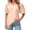 Pink, variant on Womens Summer Tops Solid Color V Neck Short Puff Sleeve Loose Casual Pullover Tee Shirts Streetwear,Pink,S