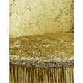 thumbnail image 4 of Charming Button Gold Vanity Stool - Bedroom Addition Sumptuous With Seat Rich, 4 of 5