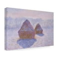 thumbnail image 4 of Monet 'Haystacks Effect Of Snow And Sun' Canvas Art, 4 of 4