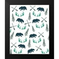 thumbnail image 2 of Kimberly, Allen 15x18 Black Modern Framed Museum Art Print Titled - Woodland Retreat 3, 2 of 5