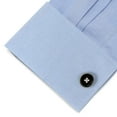 thumbnail image 4 of Crystal Button Rope Cufflinks, 4 of 5