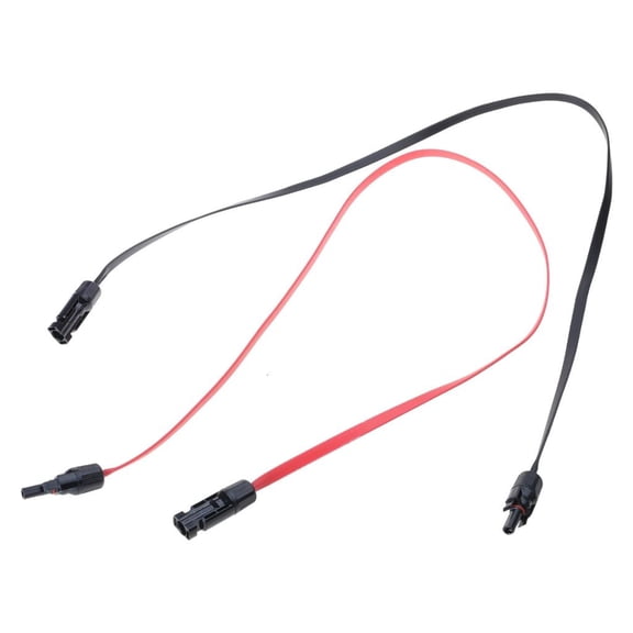 SDFGTstore Pack of 2 Solar Cable Easy Installation Window Feed Through Cable for Energy