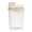 B, variant on Cozival Airtight Food Storage Containers, Clear Stackable Canisters with Pop-Top Lids, BPA-Free Pantry Organization Jars for Cereal Flour Sugar Rice Pasta