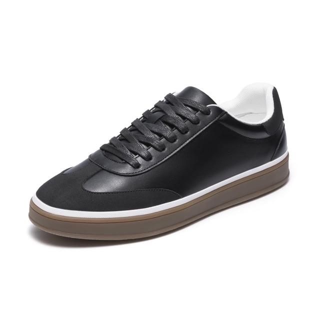 Zapatillas casuales para hombre Bruno Marc cómodas negras talla 9