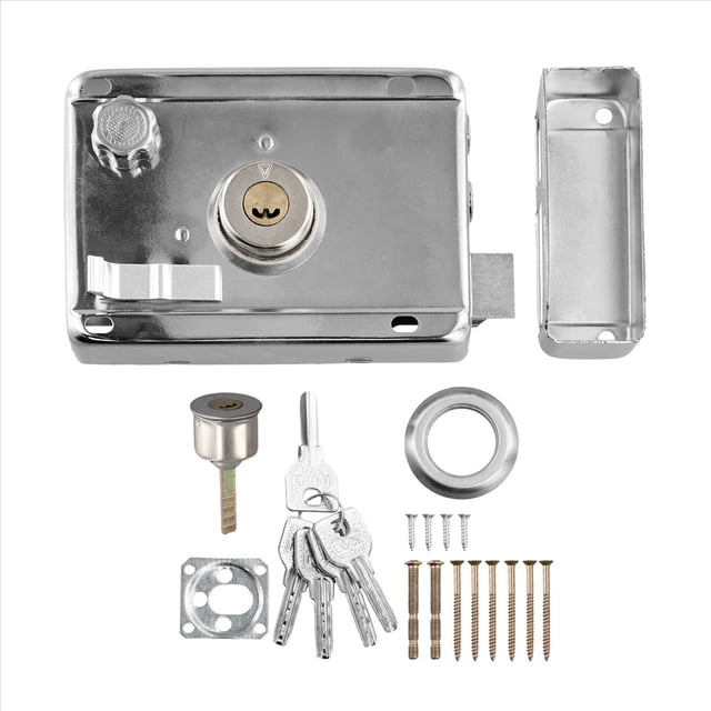Cerraduras de Puertas Exteriores Cerradura Antirrobo de Seguridad Cerradura de Seguro Múltiple Hardware de Cerradura de Puerta de Madera Dormitorio Interior