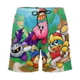 thumbnail image 3 of Kirby's Return to Dream Land Mens Board Shorts Summer Swim Trunks Quick Dry Beach Swimwear Bathing Suit Swim Shorts with Compression Liner And Pockets, 3 of 7
