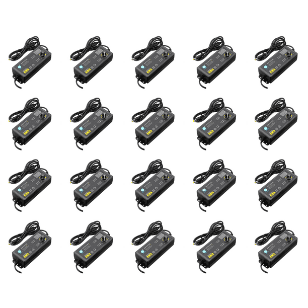 Voltaje ajustable del adaptador corriente 3-36V 60W con pantalla visualización Enchufe EE. UU.