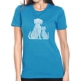 thumbnail image 1 of Women's Premium Blend Word Art T-shirt - Dogs and Cats, 1 of 2