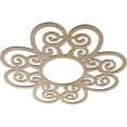 thumbnail image 2 of 36"OD x 12 1/4"ID x 3/8"T Cohen Wood Fretwork Pierced Ceiling Medallion, Birch, 2 of 3