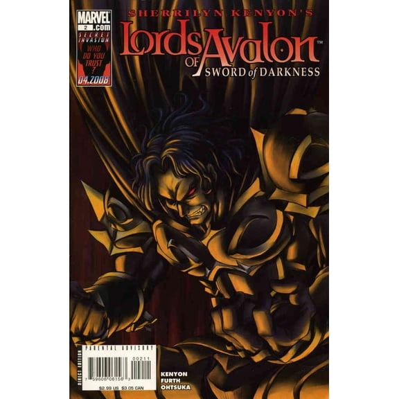 Lords of Avalon: Sword of Darkness #2 VF ; Marvel Comic Book