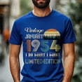 thumbnail image 2 of Vintage January 1954 T-Shirt - Retro Style Birthday Tee for Men - Meaningful Birthday Gift for January Born, 2 of 4