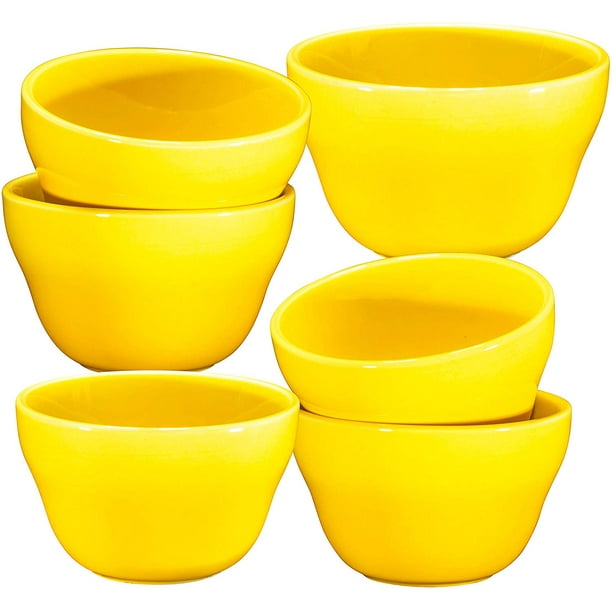 Bruntmor Ceramic Dessert Bowls Set 8 oz for Icecream Cereal Gradient