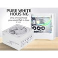 thumbnail image 2 of SAMA 1000W Full White Power Supply Full Voltage 80Plus Gold Certified 12V 14CM Japanese Large Capacitors ATX/Matx Power Support PCI-E 5.0 Extension 10 Year Warranty, 2 of 8