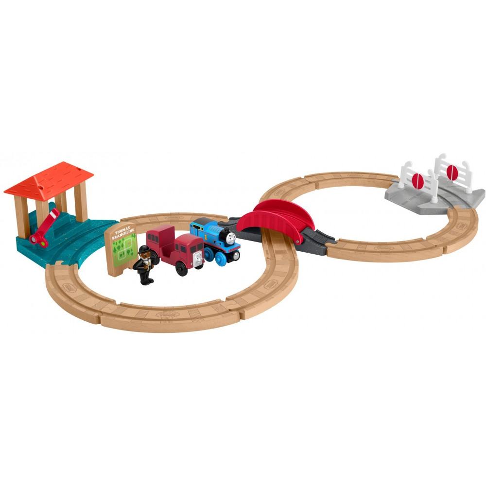 Details about  / Thomas Train Toy Set Friends Wood Racing Figure 8 Pcs Track Railway Kids Gift