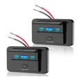 thumbnail image 1 of 2PCS 3-Port 12V RV USB Charger 90W with PD3.0 Type-C & QC3.0 Wall Mount, 1 of 5