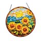 thumbnail image 5 of Adorno colgante de cristal redondo con forma de girasol para jardines, patios y oficinas. Estilo E, 5 of 9