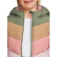 thumbnail image 5 of Swiss Tech Baby and Toddler Girls Puffer Jacket with Hood, Sizes 12M-5T, 5 of 6