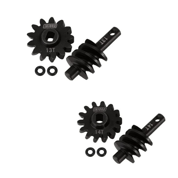 Piezas de mejora de engranajes INJORA Axle Gear Overdrive para Axial SCX24