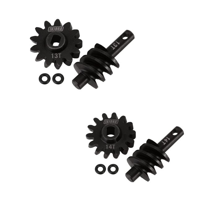 Piezas de mejora de engranajes INJORA Axle Gear Overdrive para Axial SCX24