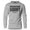 Sport Grey, variant on GYMISH CREATED EQUAL SQUAT Lightweight Long Sleeve Hooded T-Shirt for Men – Funny Gym Hoodie, Workout Shirt for Squat Day & Fitness Enthusiasts