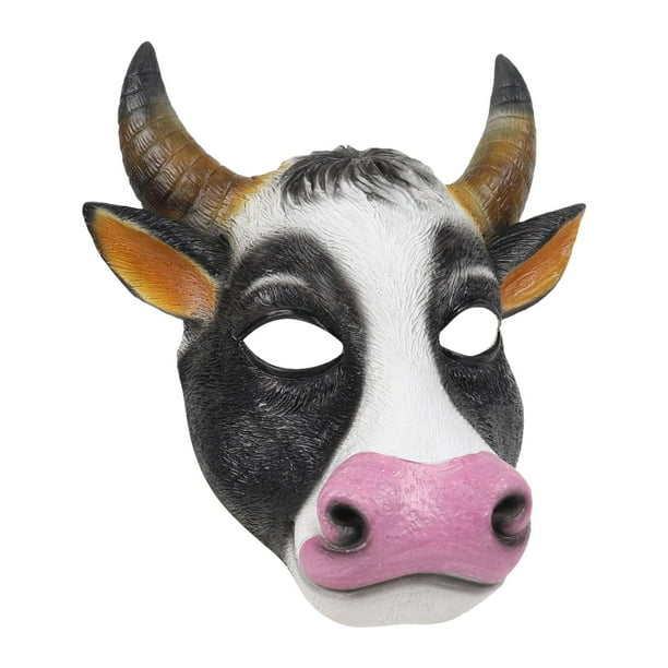 Máscara de , disfraz de Halloween para adultos, máscara de cabeza de animal de látex para fiesta de cumpleaños, juegos de rol, actuación dramática