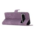 thumbnail image 4 of Feishell Slim Wallet Case for Google Pixel 8 Pro, Premium PU Leather Solid Color Purse for Women Men, Shockproof Magnetic Clasp Flip Kickstand Card Slots Phone Case for Galaxy S22, Purple, 4 of 11