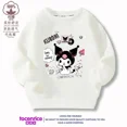thumbnail image 1 of Sanrioed-Jersey de manga larga con cuello redondo para niños, sudaderas con capucha de dibujos animados, ropa de moda, regalo para niños, Cinnamoroll Kuromi, 1 of 5