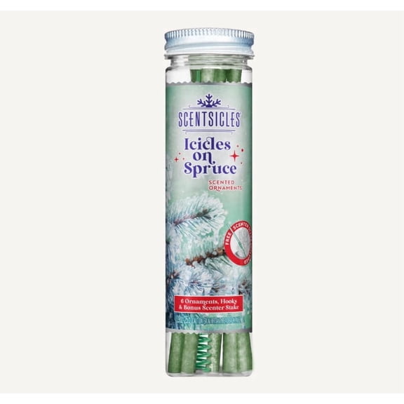 Scentsicles Icicles on Spruce Scented Fragrance Sticks - 6 Count