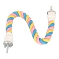 thumbnail image 1 of Bird Rope Perch, Built In Wire Bendable Bird Swing Perch Toy Comfortable Grip  Cotton Rope Perch Easy To Use Climbing Bird Rope Toy For Cockatiels, 1 of 8