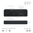 thumbnail image 2 of Open Box - Logitech MX Keys S Bluetooth Performance Combo - MX Keys S Keyboard, MX Master 3S Mouse, MX Palm Rest, 2 of 4