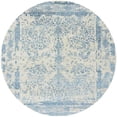 thumbnail image 1 of Ahgly Company Machine Washable Indoor Round Industrial Modern Baby Blue Area Rugs, 8' Round, 1 of 7