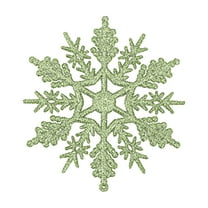 24 pcs Christmas Tree Iridescent Snow Wonderland Ornament Indoor/Outdoor Christmas Tree Decoration Fall Wedding Birthday Halloween Thanksgiving Christmas Holiday Decor