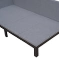 thumbnail image 6 of Royard Oaktree Twin Size Upholstered Daybed, L-Shaped Linen Corner Sofa Bed Frame for Living Room, 6 of 7