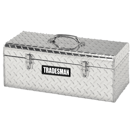 Tradesman Aluminum Handheld Tool Box (24in.) - Brite