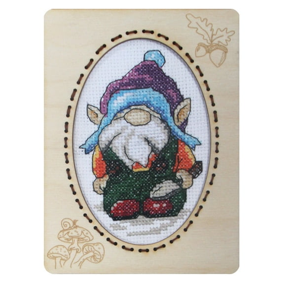 Counted Cross-Stitch Kit Gnomes 6661