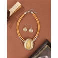 thumbnail image 2 of Bohemian Jewelry Necklace and Earring Set for Women Colorful Resin Bib Necklace and Earrings for Weddings Parties Everyday Wear, 2 of 3