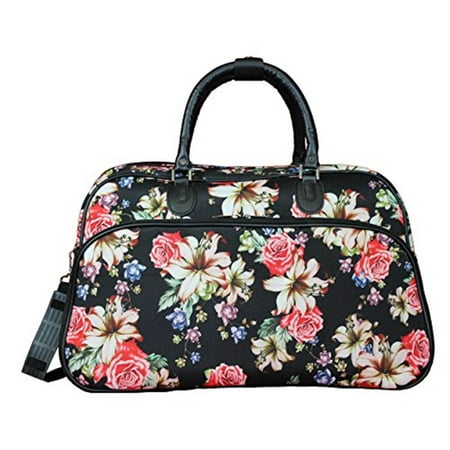 World Traveler 21-inch Carry-on Duffel Bag - Rose Lily