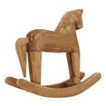 thumbnail image 1 of Wooden Horse Toy, Decoration Handcrafted Rocking Wooden Horse Decor Strong Sturdy  for Table for Bedside Table for Bookrack, 1 of 7