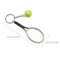 thumbnail image 6 of 2 Pcs Tennis Racket Keychains Keyrings Pendants for Sports Players, 6 of 6