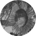 thumbnail image 1 of Ahgly Company Machine Washable Indoor Square Transitional Iridium Black Area Rugs, 3' Square, 1 of 7