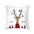 thumbnail image 1 of Ounissouiy 2020 nueva funda de almohada decoración navideña para el hogar Reno Santa Claus árbol funda de cojín adorno navideño regalo de Navidad Año Decoración del hogar  #7, 1 of 8