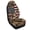 American Flag Buck Print, variant on Uourmeti Front Car Seat Cover Anti-Scratch Seat Covers for Cars Polyester Quick Install, Suitable for Sedan Truck, Lightning Black Cat Print