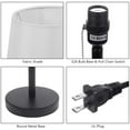 thumbnail image 4 of 2pcs Classical Table Lamp Pull Chain Switch Nightstand Fabric Lamps, 4 of 6