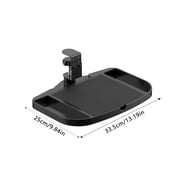 Adjustable Mouse Pad Stand with Storage, Clamp-On Design for Desk Organization